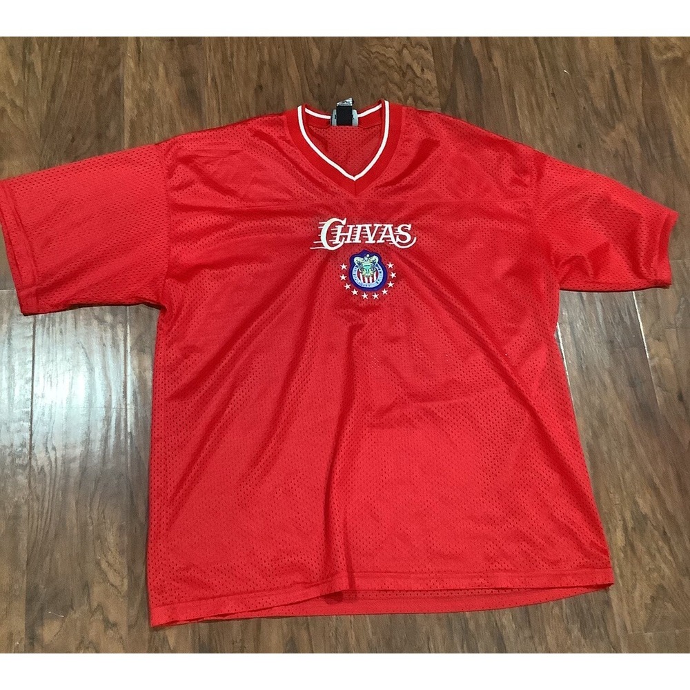 Rocky Tag  Chivas de Guadalajara Soccer Mesh ShirtJersey